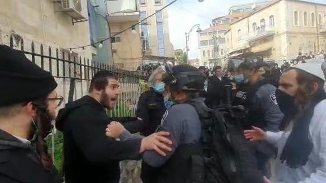 עימותים במאה שערים 17.01.21