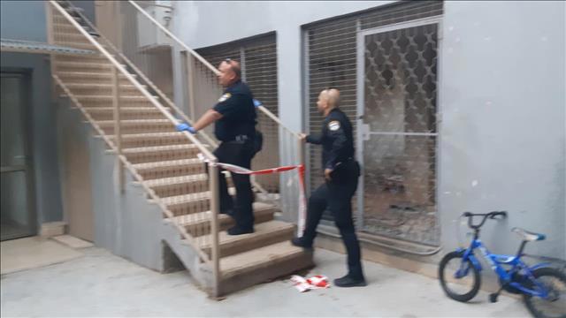 זירת הרצח בחיפה 18.5.19