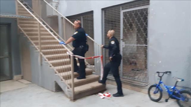 זירת הרצח בחיפה 18.5.19