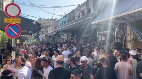 קצין משטרה על המסיבה בשוק הפשפשים: "השוטרים פספסו את המסיבה"