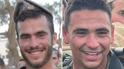 סרן נועם רביד, בן 23, קצין ביחידת יהל"ם וסמ"ר יהלי שרור, בן 20, לוחם ביחידה, נפלו בקרב בדרום רצועת עזה