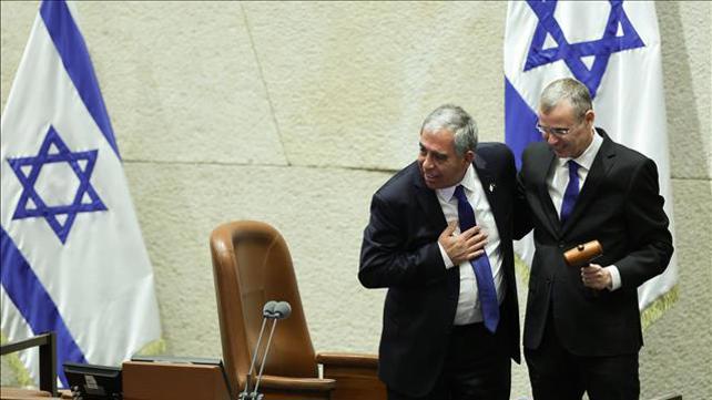 יריב לוין פטיש יו"ר הכנסת נבחר מונה, 13.12.22