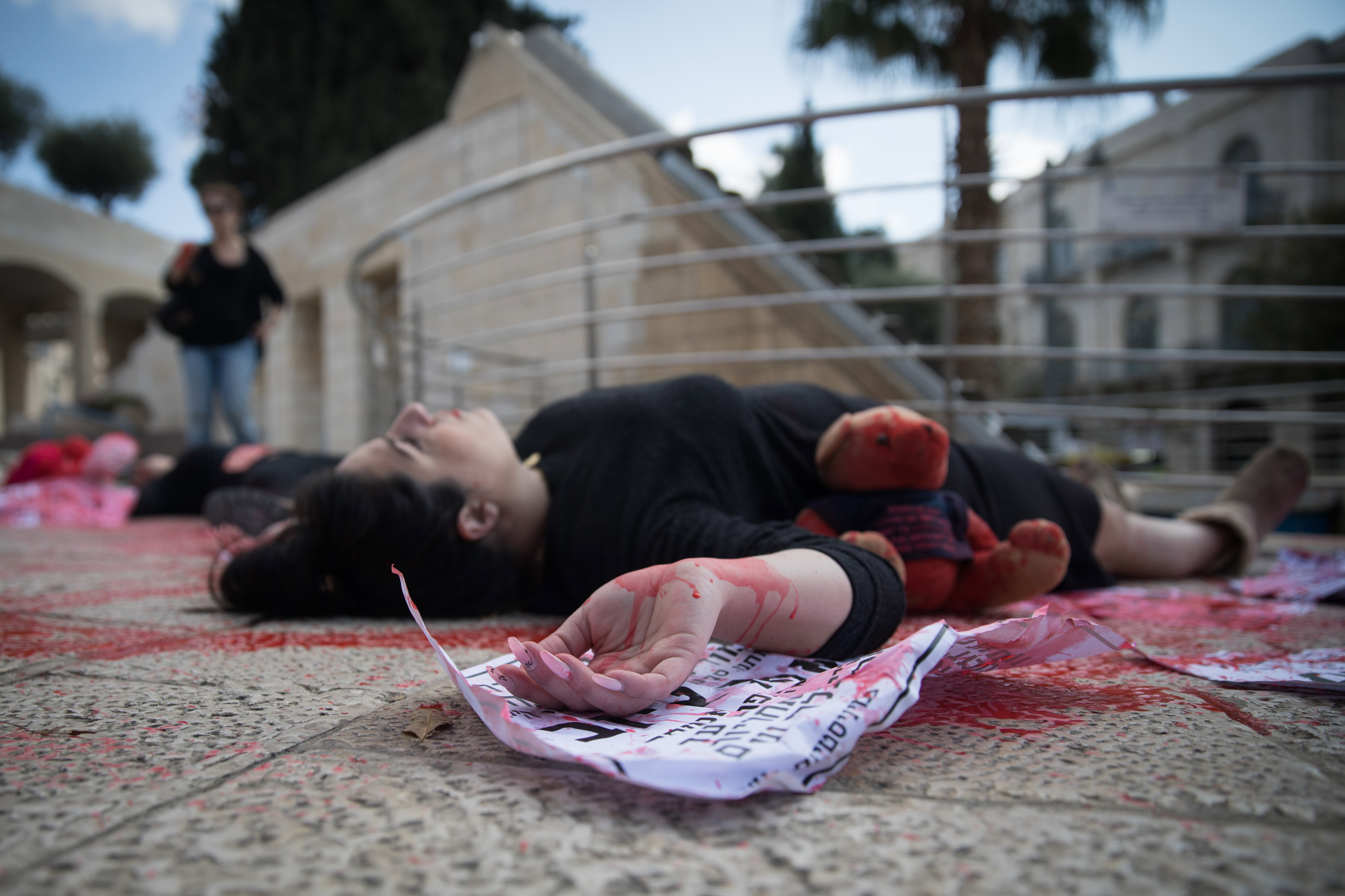 מחאה על אלימות כלפי נשים