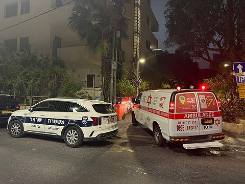 זירת האירוע שבה נדקר הרופא וכוכב הרשת