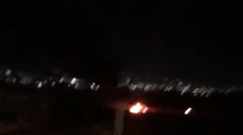 רכב מחבלים הותקף אווירית בג'נין