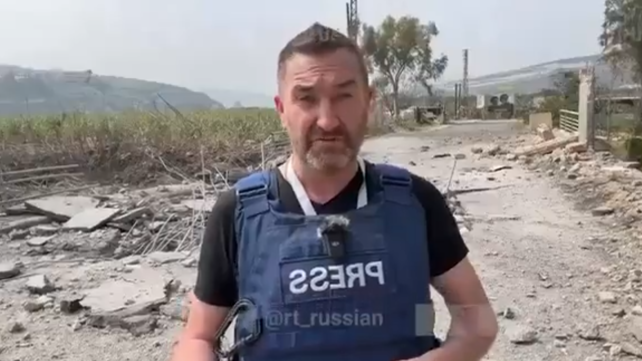 עיתונאי רוסי נפגע בתקיפת צה"ל בלבנון