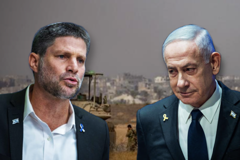 בנימין נתניהו ובצלאל סמוטריץ'