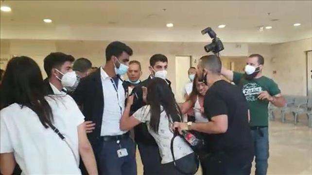 הורים מהגן של כרמל מעודה בעימות בבית המשפט 21.5.20