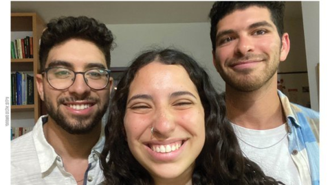 יעלה ואחיה עם אביתר דוד שנחטף לעזה