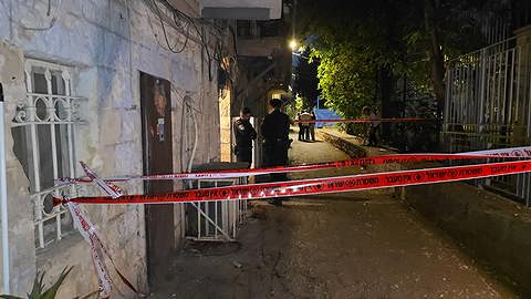 זירת הרצח בשכונת נחלאות שבירושלים, צילום: דוברות המשטרה