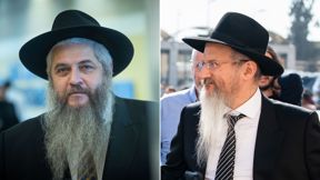 הרב ברל לזר והרב משה אסמן
