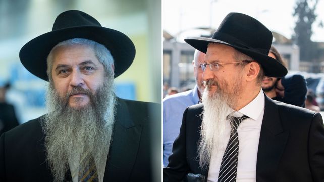 הרב ברל לזר והרב משה אסמן