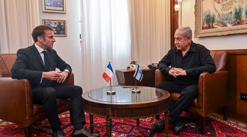נתניהו לצד מקרון: "אנחנו במלחמה בין ברבריזם לציוויליזציה"