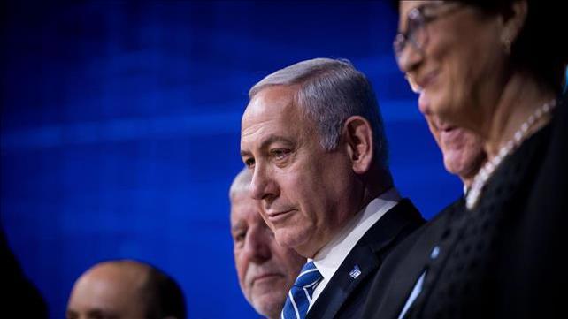 אסתר חיות ובנימין נתניהו בטקס פרס ישראל ביום העצמאות 2019