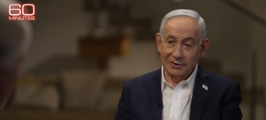 ראש הממשלה בנימין נתניהו בריאיון לתוכנית "60 דקות", 11.05.26
