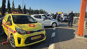 זירת ירי בכביש 70