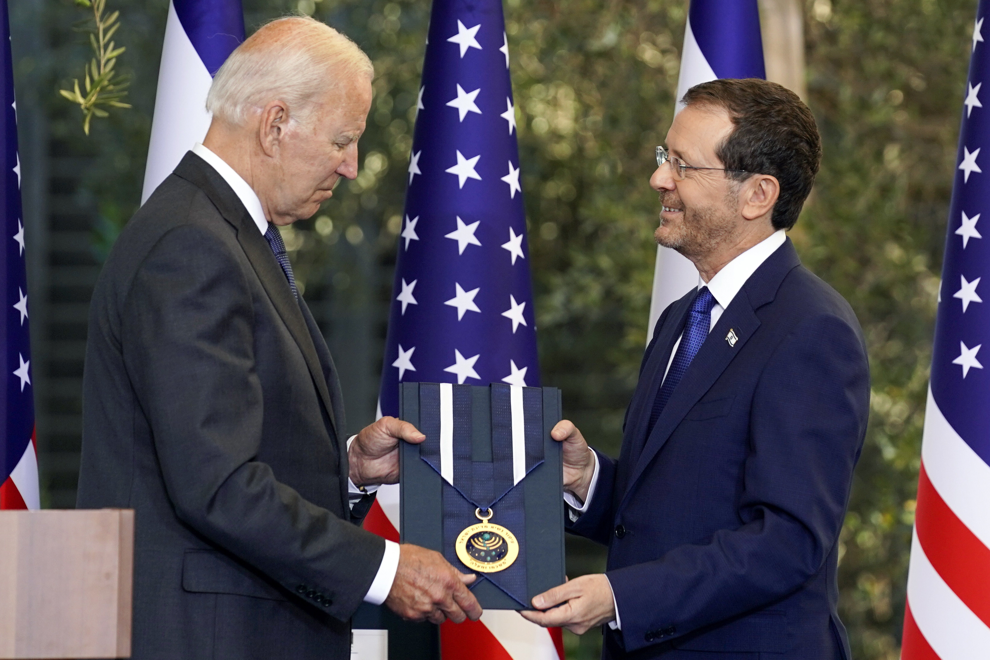 ג'ו ביידן ויצחק הרצוג