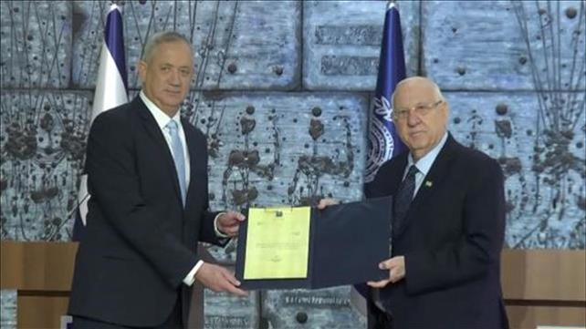 הנשיא ריבלין מעניק לבני גנץ את המנדט להרכבת הממשלה 16.03.20