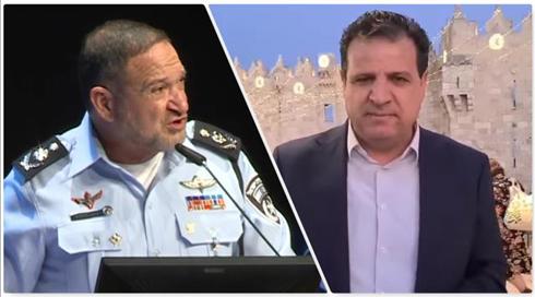 המפכ"ל מגיב לעודה: "לא אתן שיכפישו את השוטרים הערבים, אחינו לנשק"