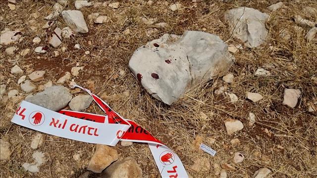 זירת רצח הפלסטיני בשומרון