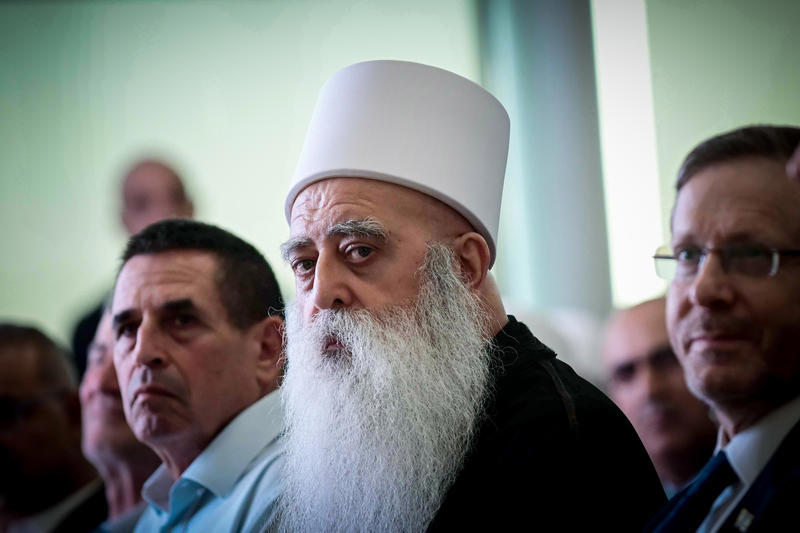 מנהיג העדה הדרוזית השייח' מוואפק טריף