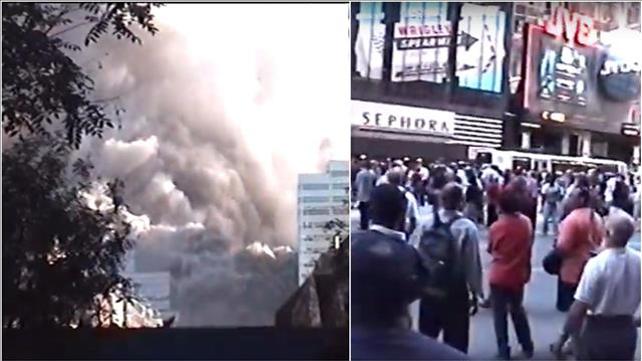 רחובות מנהטן אחרי קריסת בנייני התאומים, 11.09.2001