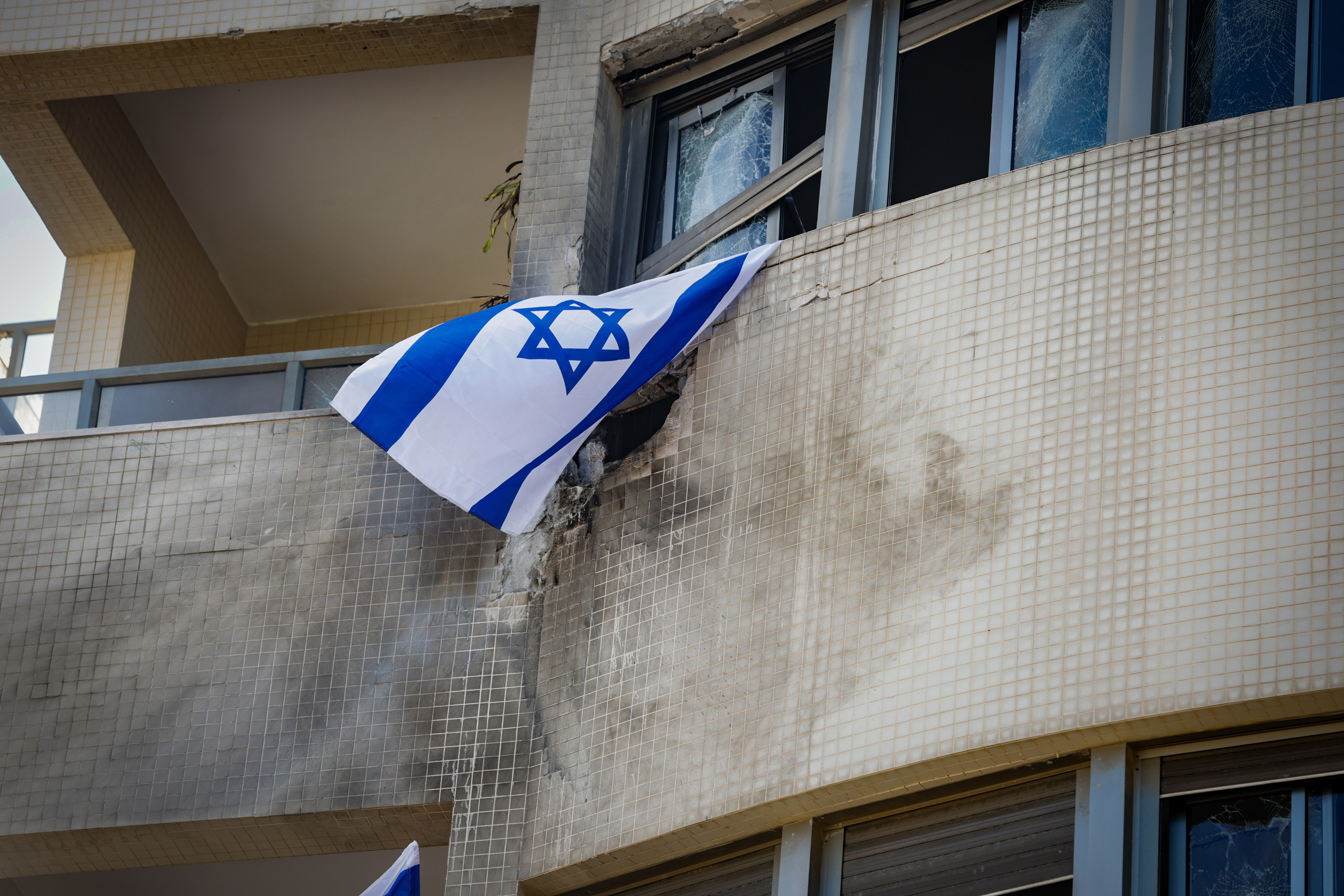 הדירה שנפגעה 