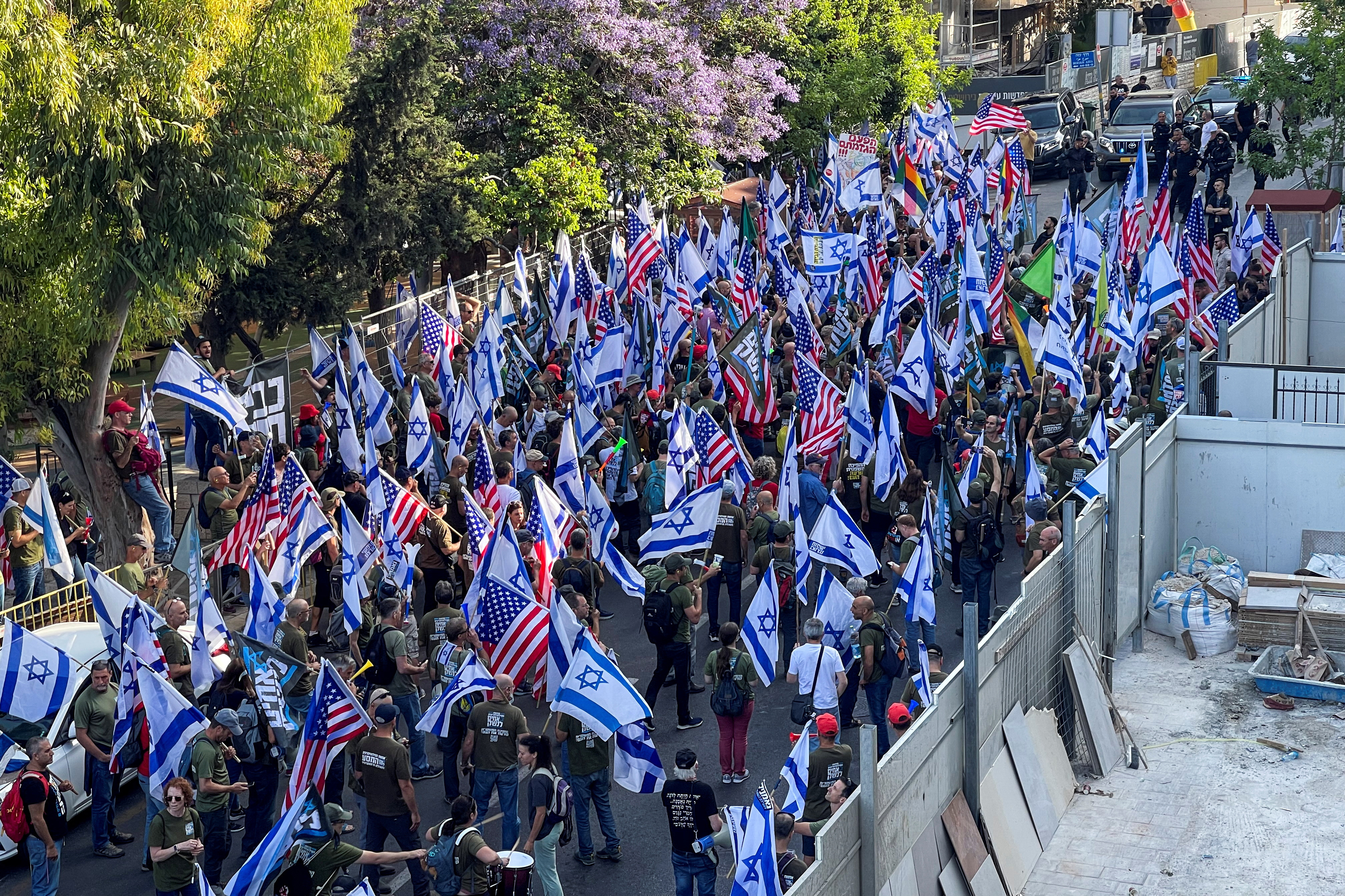 הפגנה מול מעון ראש הממשלה בירושלים