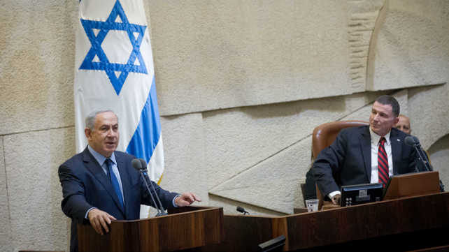 רה"מ נתניהו ויו"ר הכנסת אדלשטיין