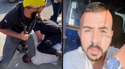 תיעוד: מאבטח דורך על צוואר נהג אוטובוס בבאר שבע