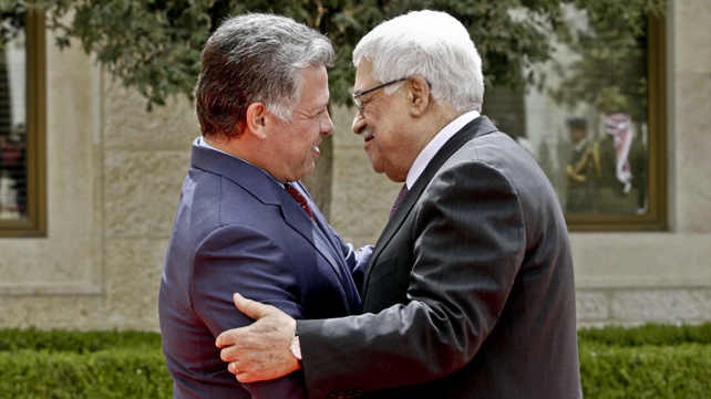 אבו מאזן ומלך ירדן עבדאללה