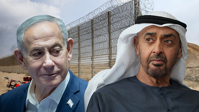 נשיא איחוד האמירויות מוחמד בן זאיד, בנימין נתניהו