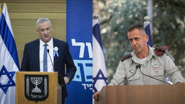 בני גנץ ואביב כוכבי