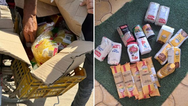 חבילות מזון, סיוע הומניטרי לעזה
