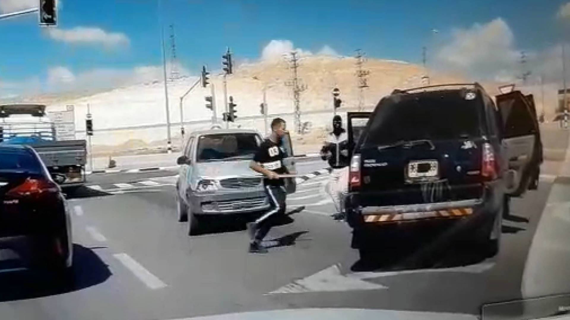 תיעוד התקיפה היום בצומת אוהלים