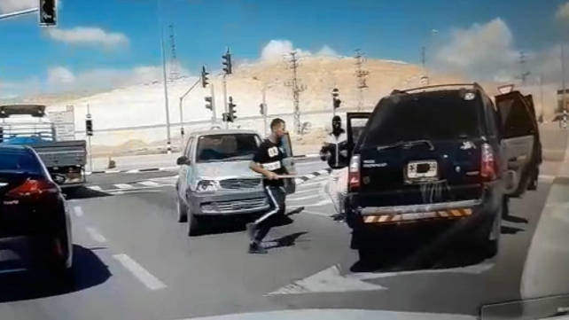 תיעוד התקיפה היום בצומת אוהלים