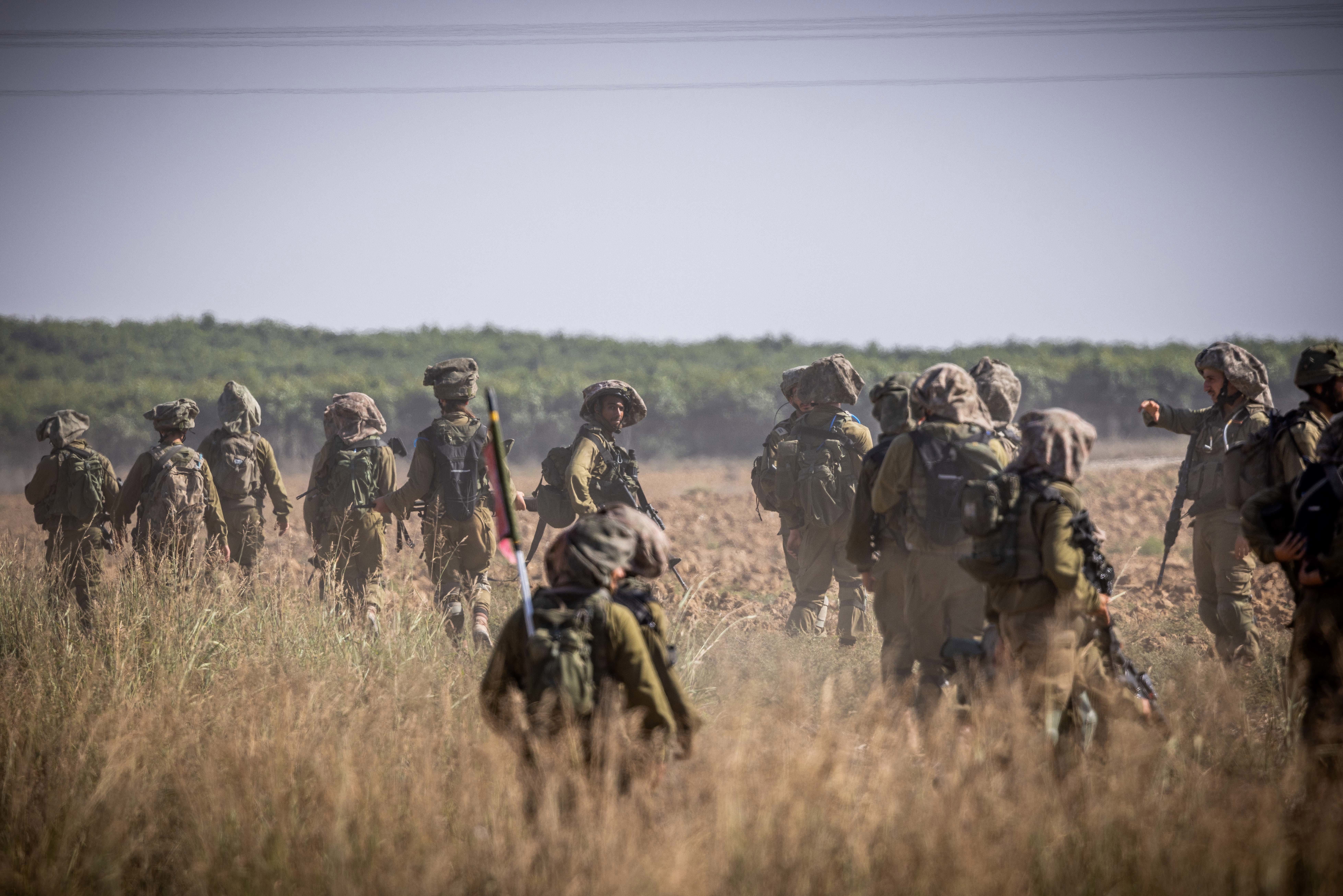 לוחמי יחידת נצח יהודה בגבול עזה, 20.10.23