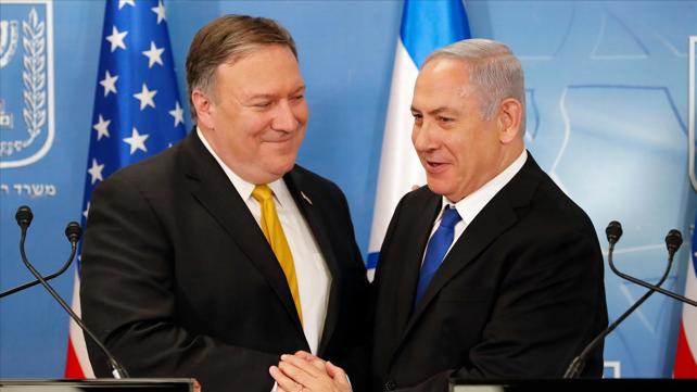 בנימין נתניהו ומייק פומפאו ב-2018