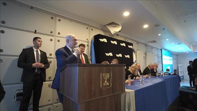 נתניהו נואם באשקלון, דצמבר 2019