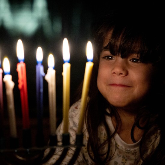 Celebración ecuménica de Januca en la frontera entre Israel y la Franja de Gaza