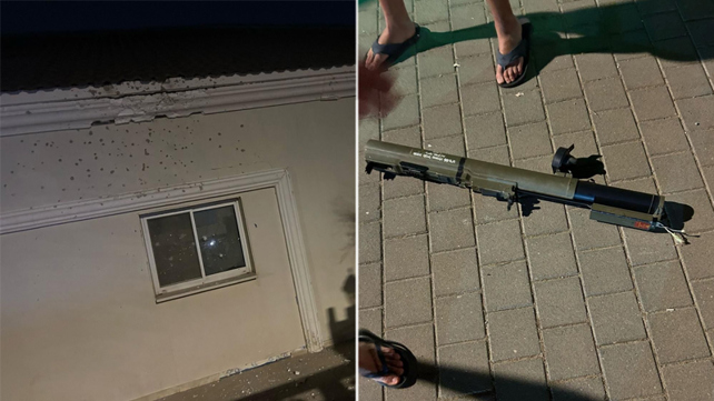טיל לאו שנורה לעבר בית בקריית אתא