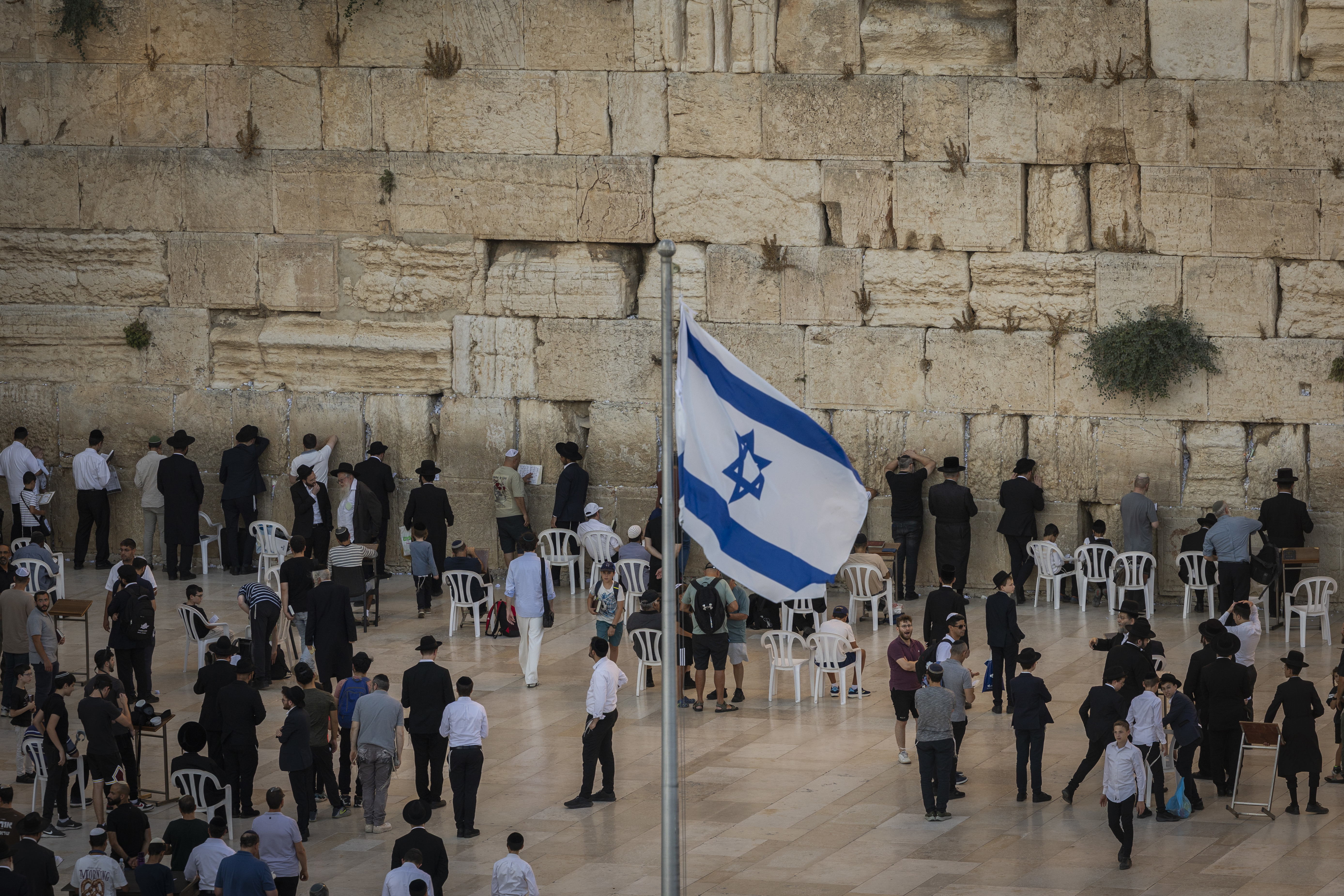 הכותל המערבי לקראת תשעה באב