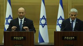 הצהרה, בנט, לפיד, פיזור הכנסת