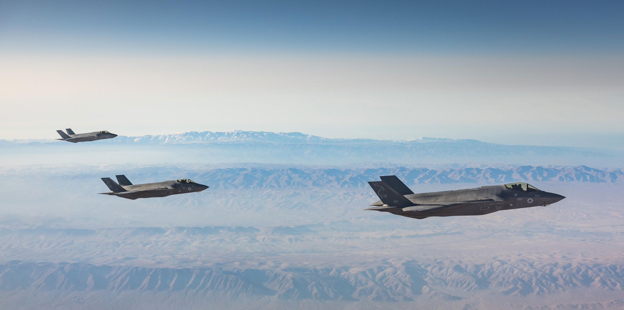 מטוסי ה"אדיר" (F-35I) בדרך לתקיפה באיראן