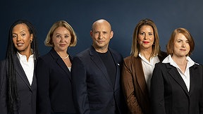 נפתלי בנט, ברוריה נעים, אסתי קובו, אורלי הראל ואולסיה קנטור