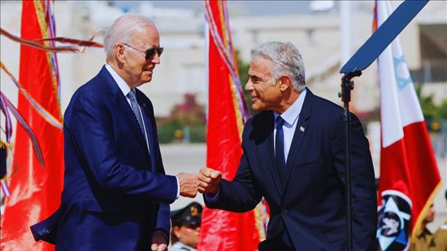 יאיר לפיד, ג'ו ביידן, 13.07.22