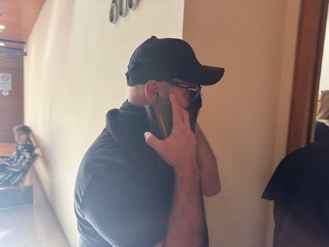 הנאשם גיא שאול בדיון בביהמ
