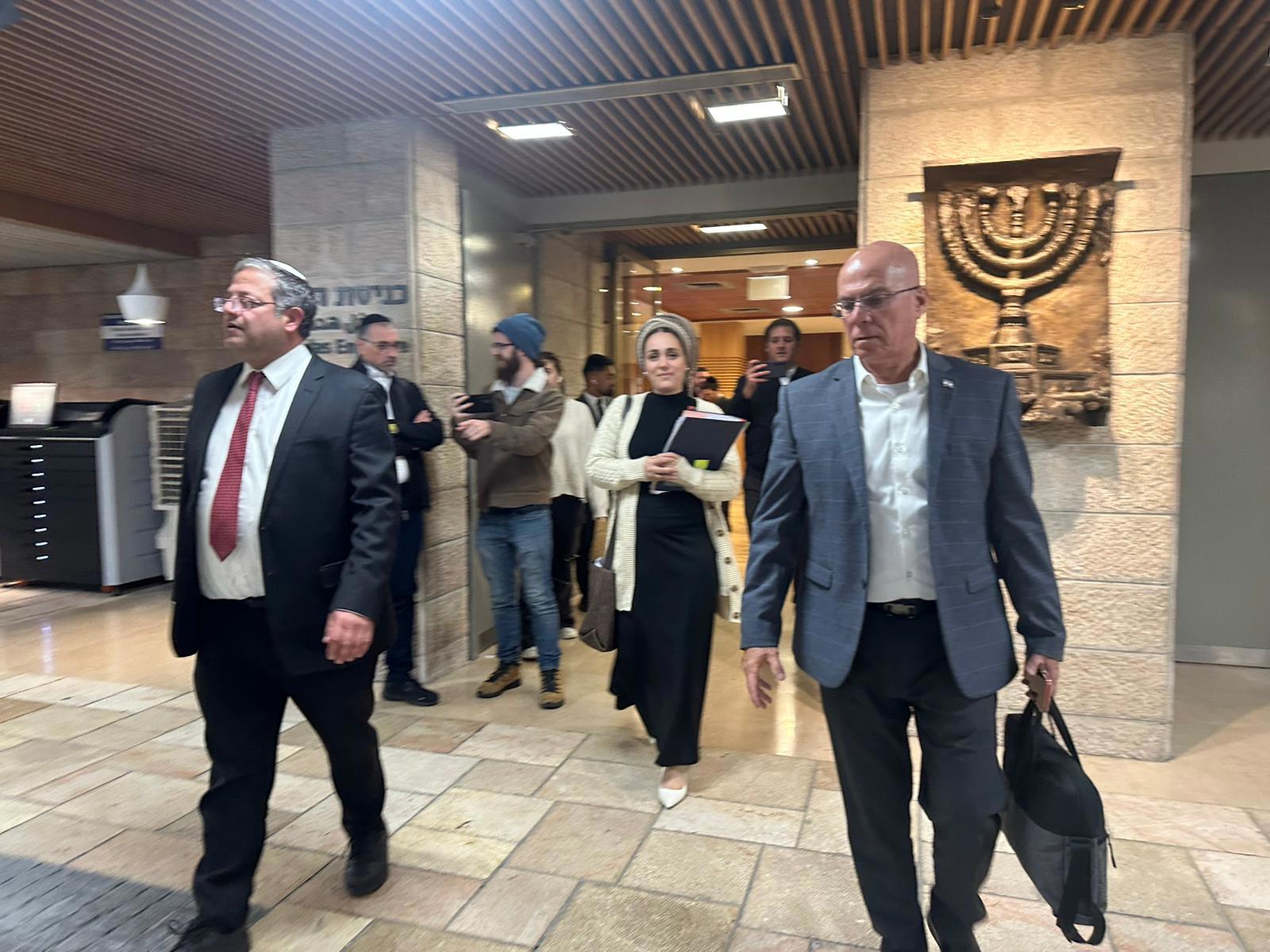 חברי עוצמה יהודית עוזבים את הכנסת