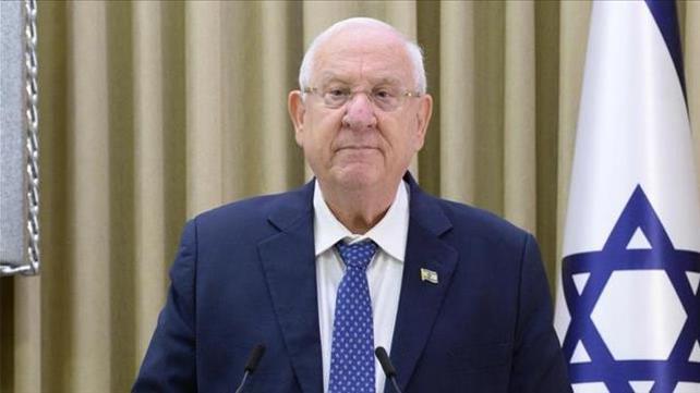 הנשיא ראובן ריבלין בתום פגישה עם שר התקשורת יועז הנדל בה הכריזו השניים על כינון אמנה לשמירה על חופש העיתונות, 11.08.20