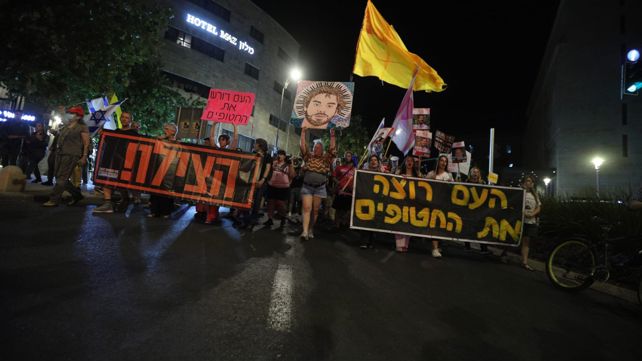 הפגנה למען השבת החטופים בירושלים